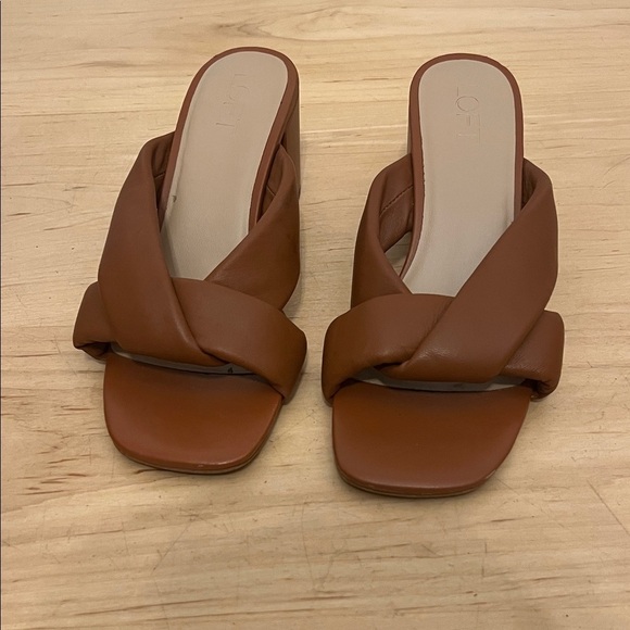 LOFT Shoes - Loft Women's Brown Slide Sandals